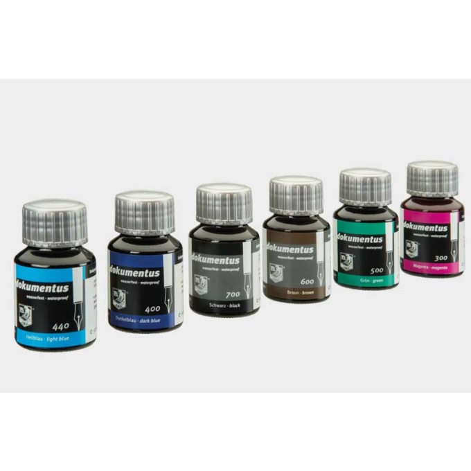 Rohrer & Klingner Dark Blue dokumentní inkoust 50 ml