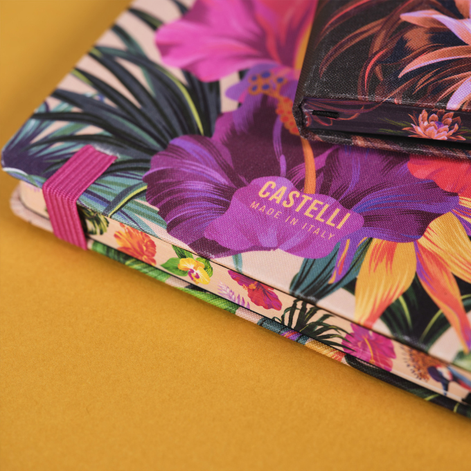Castelli Eden Tropical L tečkovaný zápisník
