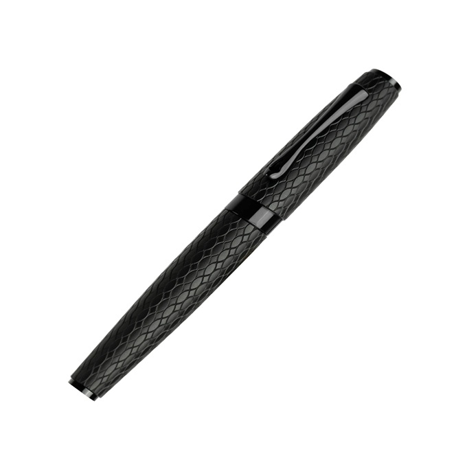 Diplomat Cobra Guilloche Black plnicí pero